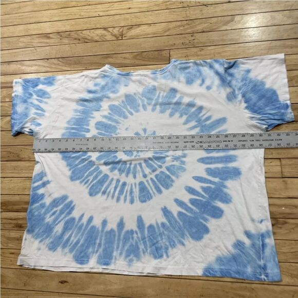 Vtg 2000 LOONEY TUNES Tazmanian Devil Wild Heart Taz Shirt Womens 26W/28W TieDye - Picture 9 of 16